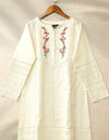 CHIKANKARI KURTI - Polkadots - 12810PG-197621 - CHIKANKARI KURTI