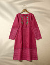 CHIKANKARI KURTI - Polkadots - 12810PG-197621 - CHIKANKARI KURTI