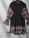 COLOR BLOCKING TOP - Polkadots - 12954HG-201900 - COLOR BLOCKING TOP