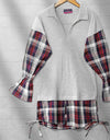 COLOR BLOCKING TOP - Polkadots - 12954HG-201900 - COLOR BLOCKING TOP