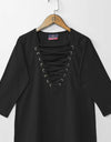 CRISS CROSS TOP - Polkadots - 10394HG-187935 - CRISS CROSS TOP