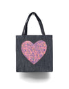 DENIM CASUAL BAG - Polkadots - 12686ZJ-195189 - DENIM CASUAL BAG