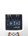 DENIM CASUAL BAG - Polkadots - 12690ZJ-195197 - DENIM CASUAL BAG