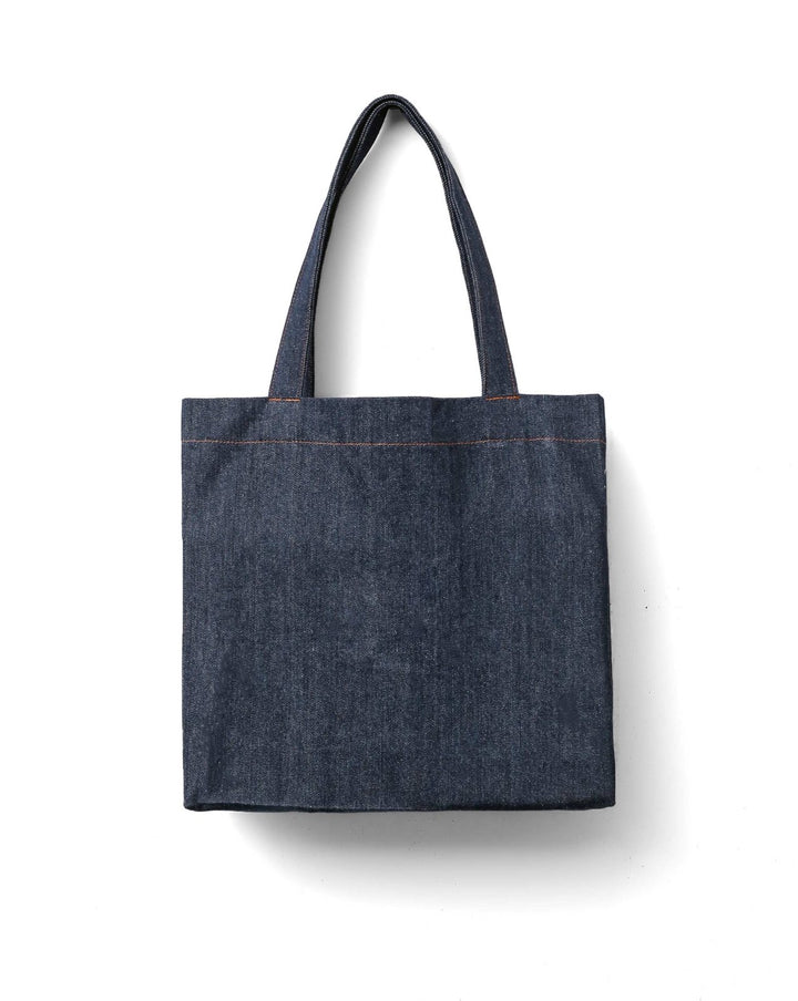 DENIM CASUAL BAG - Polkadots - 12688ZJ-195193 - DENIM CASUAL BAG