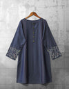 | DENIM EMBROIDERED TOP | - Polkadots - 12260HG-085515 - | DENIM EMBROIDERED TOP |