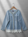 DENIM JACKET - Polkadots - 12240DZ-085161 - DENIM JACKET