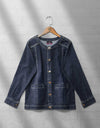 DENIM JACKET - Polkadots - 12938MN-201317 - DENIM JACKET