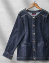 DENIM JACKET - Polkadots - 12938MN-201317 - DENIM JACKET