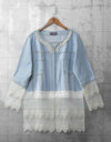 DENIM JACKET - Polkadots - 12562DZ-192300 - DENIM JACKET