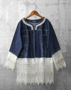 DENIM JACKET - Polkadots - 12562DZ-192300 - DENIM JACKET