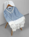 DENIM JACKET - Polkadots - 12562DZ-192297 - DENIM JACKET