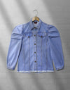 DENIM JACKET - Polkadots - 12887DZ-207824 - DENIM JACKET