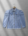 DENIM JACKET - Polkadots - 12887DZ-207824 - DENIM JACKET