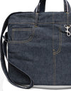 DENIM LAPTOP BAG - Polkadots - 12750ZJ-196358 - DENIM LAPTOP BAG