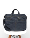 DENIM LAPTOP BAG - Polkadots - 12750ZJ-196358 - DENIM LAPTOP BAG