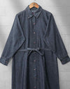 DENIM LONG COAT - Polkadots - 12412DZ-188112 - DENIM LONG COAT