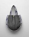 DENIM ROUND TOTE BAG - Polkadots - 12922ZJ-201045 - DENIM ROUND TOTE BAG