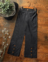 DENIM STRAIGHT PANTS - Polkadots - 13023HG-203777 - DENIM STRAIGHT PANTS