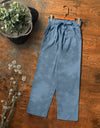DENIM STRAIGHT PANTS - Polkadots - 13021MN-203809 - DENIM STRAIGHT PANTS