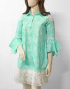 EMBOSSED PRINTED KURTI - Polkadots - 9148PD-193631 - EMBOSSED PRINTED KURTI