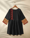EMBROIDERED KURTI - Polkadots - 10322AY-194907 - EMBROIDERED KURTI