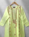 EMBROIDERED KURTI - Polkadots - 12182AMY-084089 - EMBROIDERED KURTI