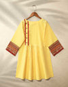 EMBROIDERED KURTI - Polkadots - 10322AY-194910 - EMBROIDERED KURTI