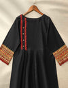 EMBROIDERED KURTI - Polkadots - 10322AY-194910 - EMBROIDERED KURTI