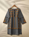 EMBROIDERED KURTI - Polkadots - 11261AMY-064113 - EMBROIDERED KURTI