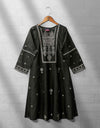 EMBROIDERED KURTI - Polkadots - 12353AMY-187095 - EMBROIDERED KURTI