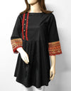 EMBROIDERED KURTI - Polkadots - 10322AY-194910 - EMBROIDERED KURTI