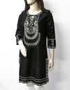 EMBROIDERED KURTI - Polkadots - 12739AMY-195998 - EMBROIDERED KURTI
