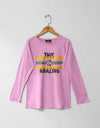 FULL SLEEVES PRINTED T SHIRT - Polkadots - 13103AY-205635 - FULL SLEEVES PRINTED T SHIRT