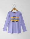 FULL SLEEVES PRINTED T SHIRT - Polkadots - 13103AY-205630 - FULL SLEEVES PRINTED T SHIRT
