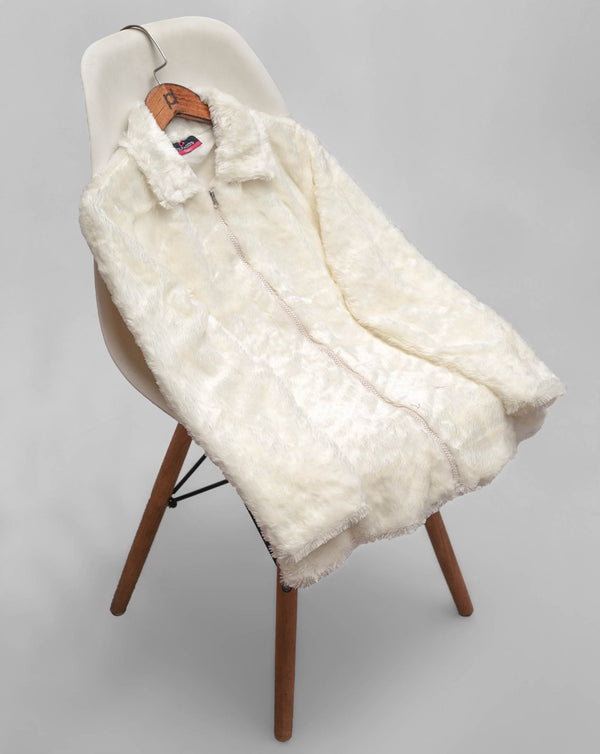 FUR JACKET - Polkadots - 11363MN-066086 - FUR JACKET