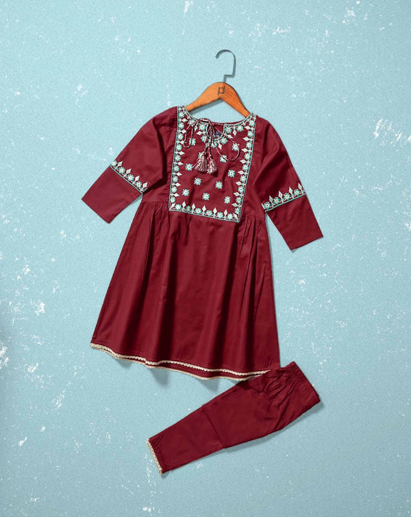 GIRLS 2 PIECE SUIT - Polkadots - 12527HG-191282 - GIRLS 2 PIECE SUIT
