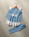 GIRLS 2 PIECE SUIT - Polkadots - 12963MN-202237 - GIRLS 2 PIECE SUIT