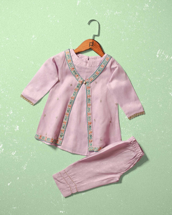 GIRLS 2 PIECE SUIT - Polkadots - 12779PD-196667 - GIRLS 2 PIECE SUIT