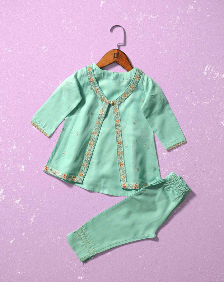 GIRLS 2 PIECE SUIT - Polkadots - 12779PD-202841 - GIRLS 2 PIECE SUIT