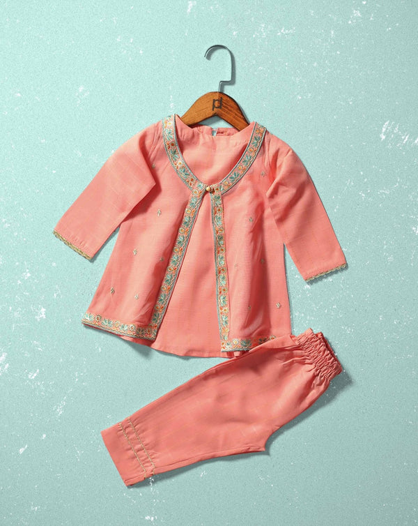 GIRLS 2 PIECE SUIT - Polkadots - 12779PD-196667 - GIRLS 2 PIECE SUIT