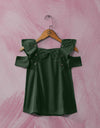 GIRLS BOW TOP - Polkadots - 11191HG-062622 - GIRLS BOW TOP