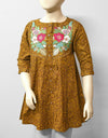 GIRLS EMBROIDERED KURTI - Polkadots - 11654HG2-193476 - GIRLS EMBROIDERED KURTI