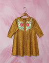 GIRLS EMBROIDERED KURTI - Polkadots - 11654HG2-193481 - GIRLS EMBROIDERED KURTI