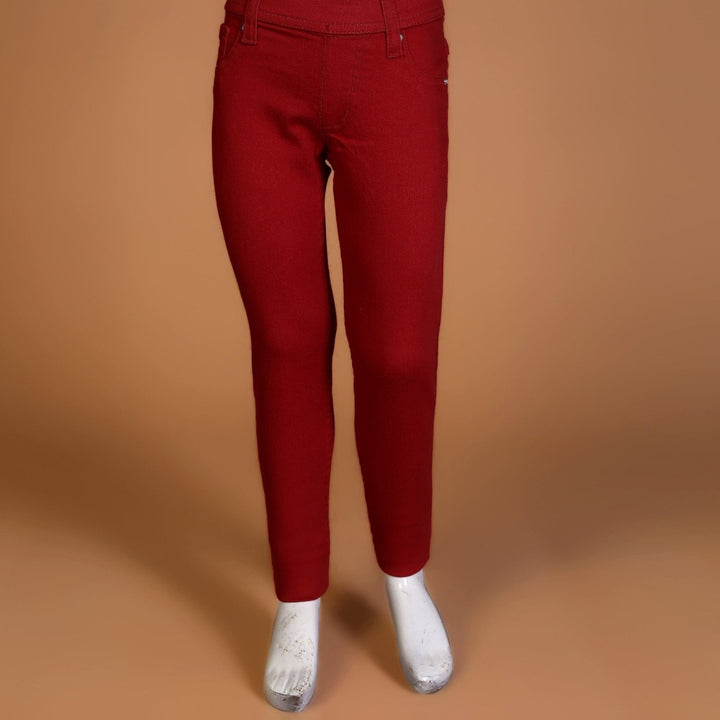 GIRLS JEGGING JEANS - Polkadots - 9774AG-031715 - GIRLS JEGGING JEANS - Polkadots