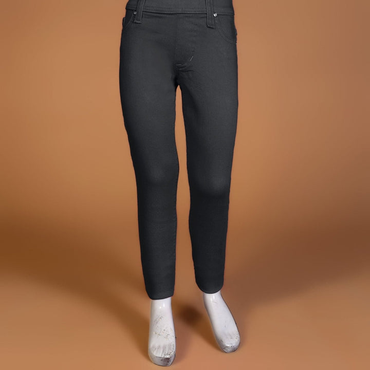 GIRLS JEGGING JEANS - Polkadots - 9774AG-040706 - GIRLS JEGGING JEANS - Polkadots