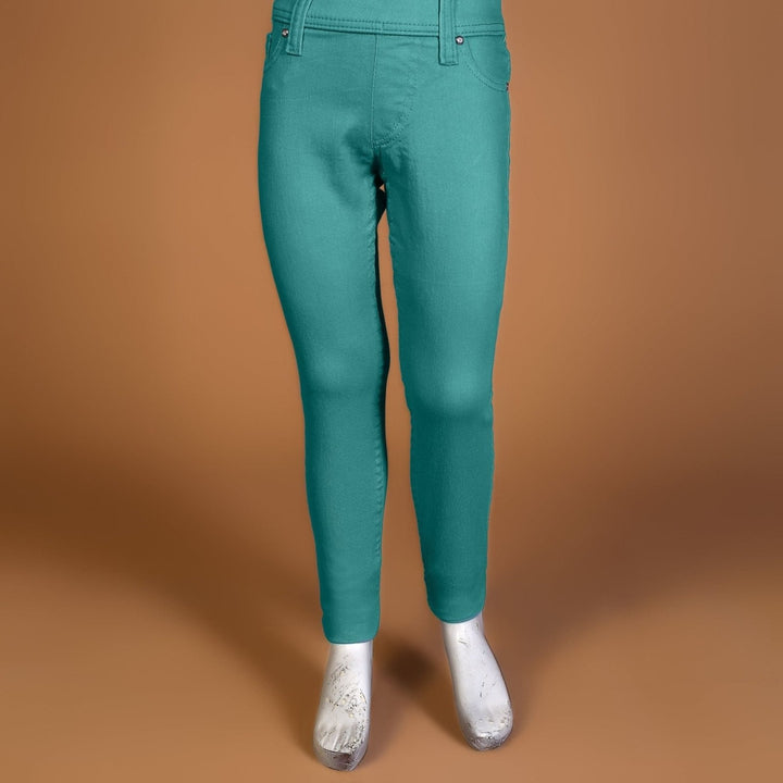 GIRLS JEGGING JEANS - Polkadots - 9774AG-036624 - GIRLS JEGGING JEANS - Polkadots