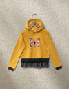 GIRLS PRINTED HOODIE - Polkadots - 13081HG-205149 - GIRLS PRINTED HOODIE