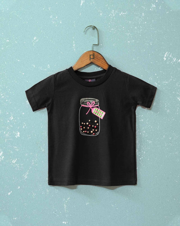 GIRLS PRINTED T-SHIRT - Polkadots - 11455HG-068342 - GIRLS PRINTED T-SHIRT