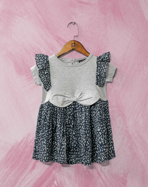GIRLS PRINTED TOP - Polkadots - 12704PD-195439 - GIRLS PRINTED TOP
