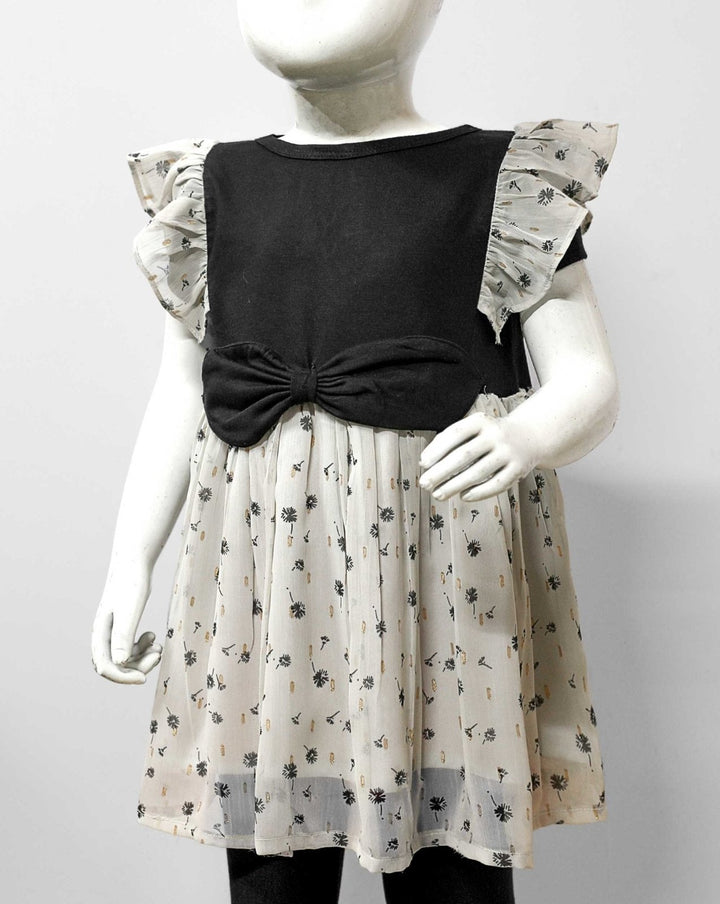 GIRLS PRINTED TOP - Polkadots - 12704PD-195434 - GIRLS PRINTED TOP